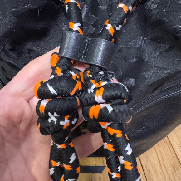 Aimee Kestenberg Sky High Leopard Pring Black Backpack - Picture 2 of 6